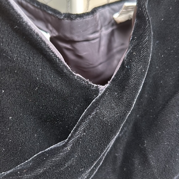 Vintage Albert Nipon Black Velvet Strapless Gown - Picture 4 of 16